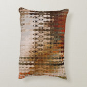 アート抽象芸術カラフルの幾何学的交差の背景 アクセントクッション (裏面(縦))