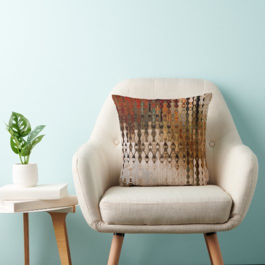 アート抽象芸術カラフルの幾何学的交差の背景 クッション (椅子)