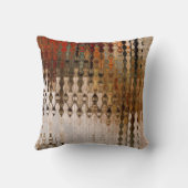 アート抽象芸術カラフルの幾何学的交差の背景 クッション (裏面)