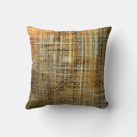 アート抽象芸術カラフルの幾何学的交差の背景 クッション (裏面)