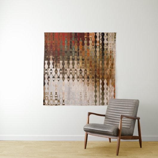 アート抽象芸術カラフルの幾何学的交差の背景 タペストリー (インサイチュ)