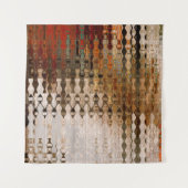 アート抽象芸術カラフルの幾何学的交差の背景 タペストリー (正面)