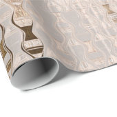 アート抽象芸術カラフルの幾何学的交差の背景 ラッピングペーパー (ロールコーナー)