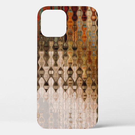 アート抽象芸術カラフルの幾何学的交差の背景 Case-Mate iPhoneケース (裏面)