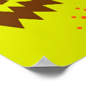 アート抽象芸術カラフル水彩紙背景画 ポスター (角)