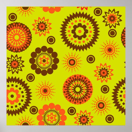 アート抽象芸術カラフル水彩紙背景画 ポスター (正面)