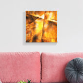 アート抽象芸術カラフル背景 キャンバスプリント (インサイチュ (リビング))