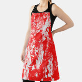 アート抽象芸術グランジイラストレーションのインクブラシ効果  エプロン (インサイチュ)