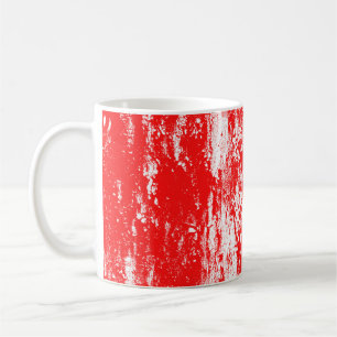 アート抽象芸術グランジイラストレーションのインクブラシ効果  コーヒーマグカップ