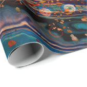 アート抽象芸術グランジテクスチャ背景,テクスチャ ラッピングペーパー (ロールコーナー)