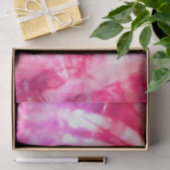 アート抽象芸術サマーネオンピンクパープル絞り染め 薄葉紙 (ギフト)