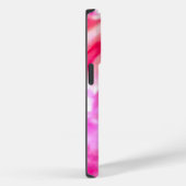 アート抽象芸術サマーネオンピンクパープル絞り染め Case-Mate iPhoneケース (裏面 / 右)