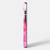 アート抽象芸術サマーネオンピンクパープル絞り染め Case-Mate iPhoneケース (裏面 / 左)