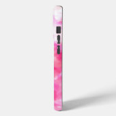 アート抽象芸術サマーネオンピンクパープル絞り染め Case-Mate iPhoneケース (裏面 / 左)