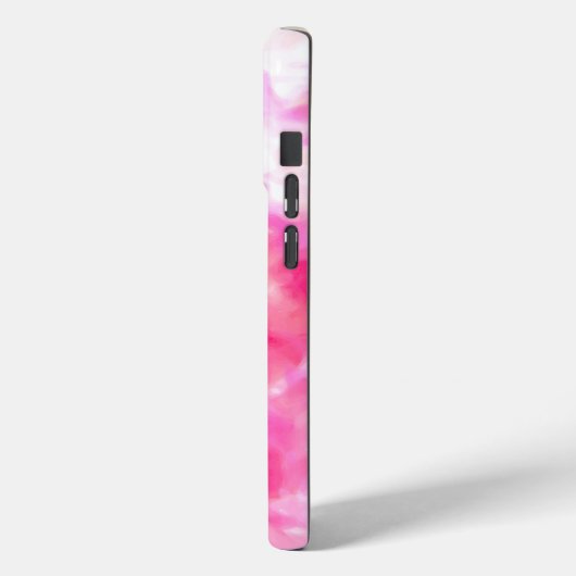 アート抽象芸術サマーネオンピンクパープル絞り染め Case-Mate iPhoneケース (裏面 / 左)