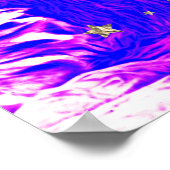 *~* +アート抽象芸術スはっきりしたテリアLION AP23 ポスター (角)