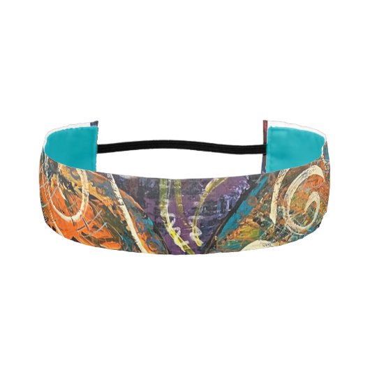 アート抽象芸術ヘッドバンド アスレチックヘッドバンド (正面)