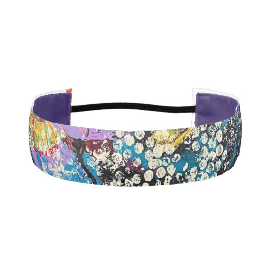 アート抽象芸術ヘッドバンド アスレチックヘッドバンド (正面)