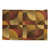 アート抽象芸術幾何学的テクスチャ背景 枕カバー (裏面)