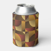 アート抽象芸術幾何学的テクスチャ背景 缶クーラー (缶正面)