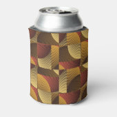 アート抽象芸術幾何学的テクスチャ背景 缶クーラー (缶裏面)
