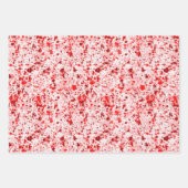 アート抽象芸術絵を描(ばちゃばちゃ)跳ねる ラッピングペーパーシート (正面3)