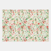 アート抽象芸術絵を描(ばちゃばちゃ)跳ねる ラッピングペーパーシート (正面)