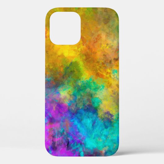 アート抽象芸術鮮やか絵を描の虹の背景 Case-Mate iPhoneケース (裏面)