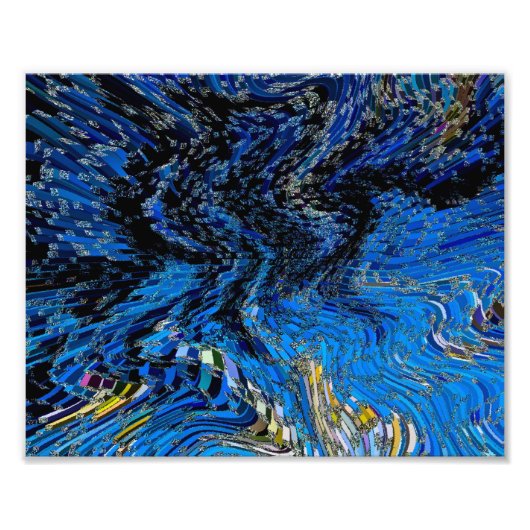 アート抽象芸術3D フォトプリント            (正面)
