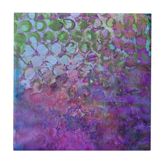 アート抽象芸術 タイル (正面)