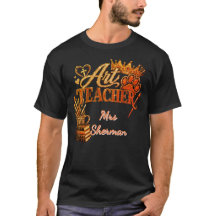 アート教師のためのオリジナルTシャツ