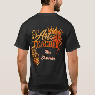 アート教師のためのオリジナルTシャツ Tシャツ