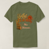 アート教師のオリジナルTシャツ Tシャツ (デザイン正面)