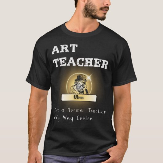 アート教師デザインの感謝とアート用品 Tシャツ (正面)