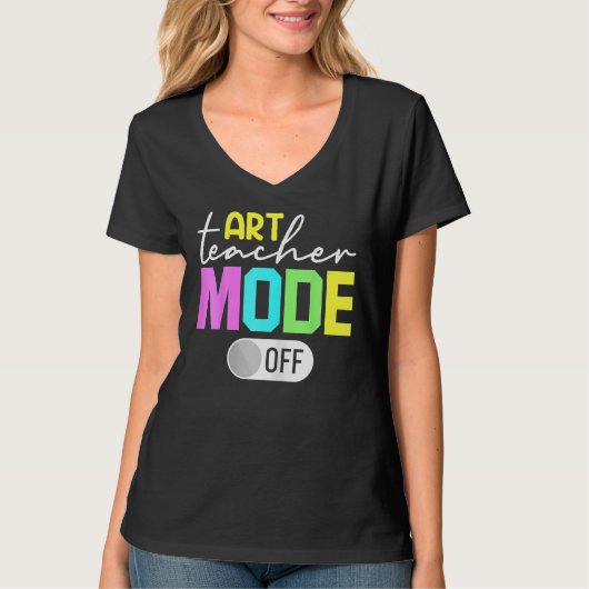アート教師モードオフ Tシャツ (正面)