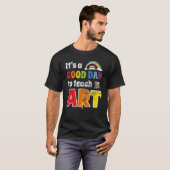 アート教師 芸術 教育 Tシャツ (正面フル)