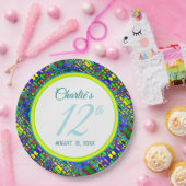 アート数々の人気があるおもしろいカスタム文字 ペーパープレート (パーティー)