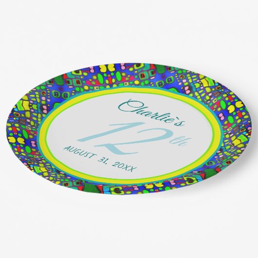 アート数々の人気があるおもしろいカスタム文字 ペーパープレート (アングル)