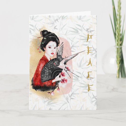 アート日本のピース サンキューカード (正面)