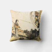 アート日本のヴィンテージシーン クッション (裏面)