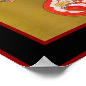 アート日本の芸者レディーヴィンテージポスター ポスター (角)