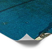 アート日本の – 敵をスパイする2人のサムライ ポスター (角)