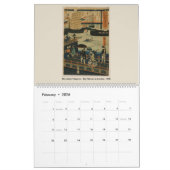 アート日本の – 歌川広重 カレンダー (2月 2026)