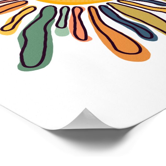 アート日 ポスター (角)