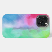 アート染め用抽象的な背景 iPhoneケース (裏面横)