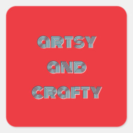 アート気高い芸術と工芸 スクエアシール