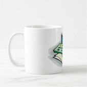 アート用品ウォーターカラーパレットとペイントブラシ コーヒーマグカップ (左)