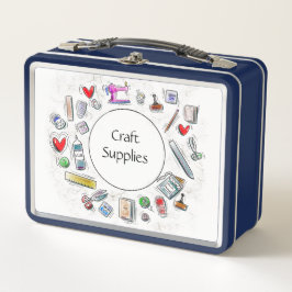 アート用品メタルランチボックス メタルランチボックス