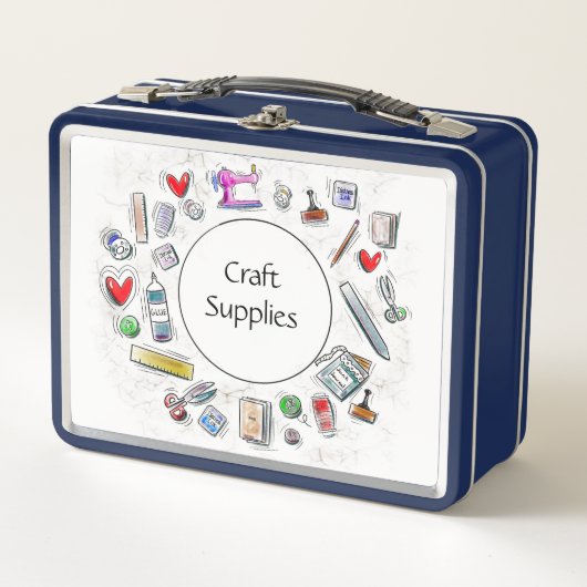 アート用品メタルランチボックス メタルランチボックス (正面)