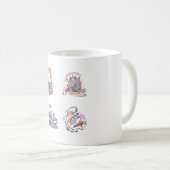 アート用品 マジック コーヒーマグカップ (正面右)